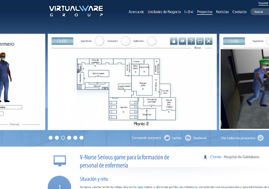 V-Nurse - serious games para formación en Enfermería