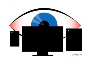 ¿Tienes la pantalla a la distancia correcta?