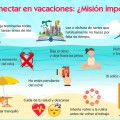 Consejos para desconectar en vacaciones.