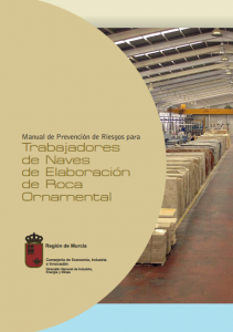 Prevención en la elaboración de roca ornamental