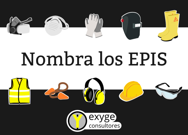 Nombra los EPIs