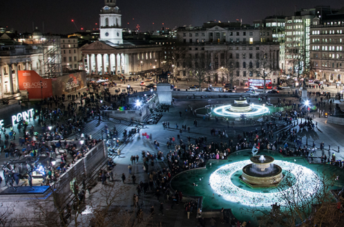 Botellas de plastico en Londres