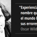Cita Óscar Wilde