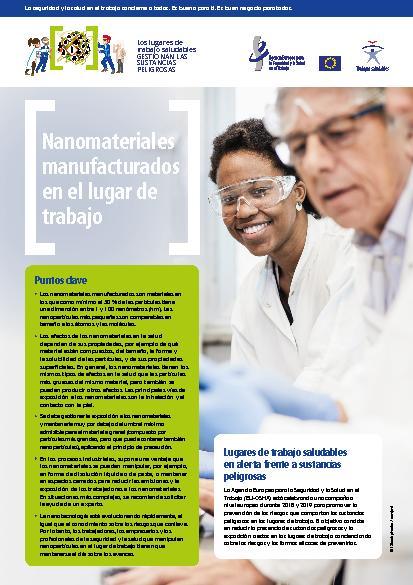 Nanomateriales manufacturados en el lugar de trabajo